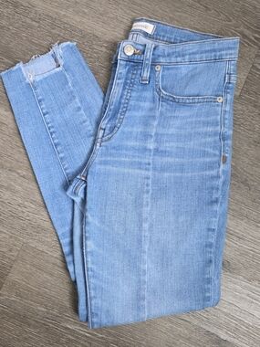 dwell Light Blue Skinny High-Rise Jeans Size 27